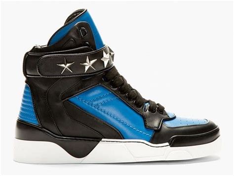 givenchy high top star ankle strap sneakers|givenchy leather sneakers.